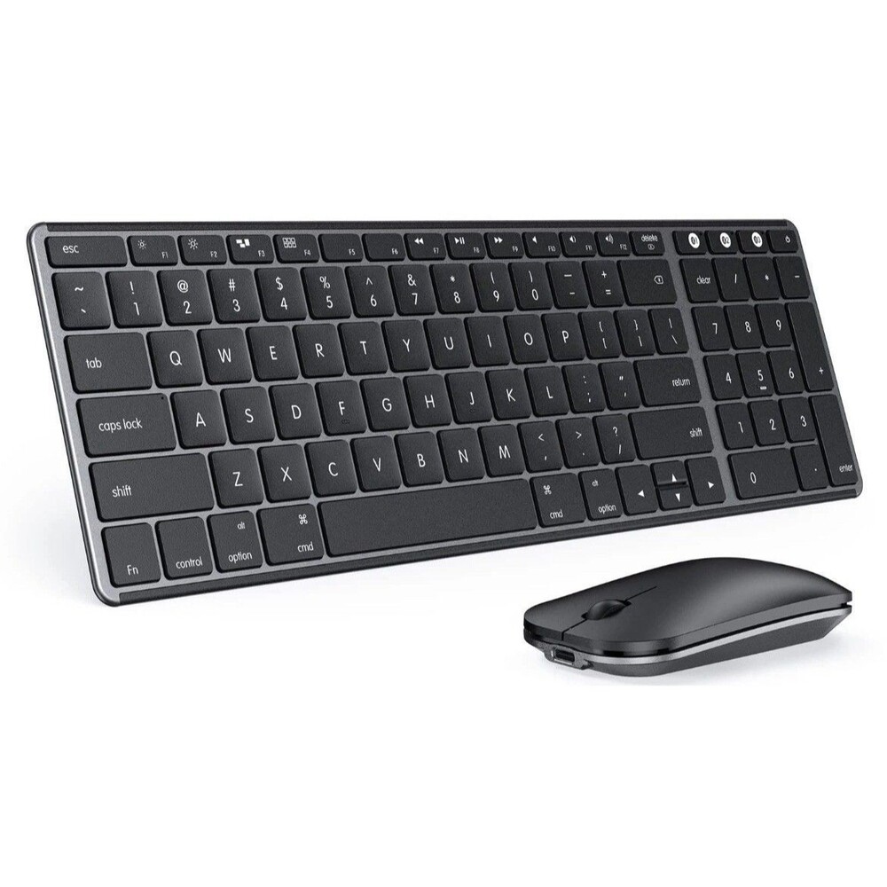 seenda Bluetooth Keyboard and Mouse Combo for Mac, SKM64-2 Rechargeable Slim